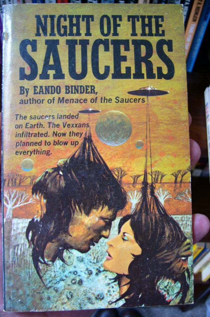 The flying saucer art group proudly presents, disembodied Romeo and Juliet.